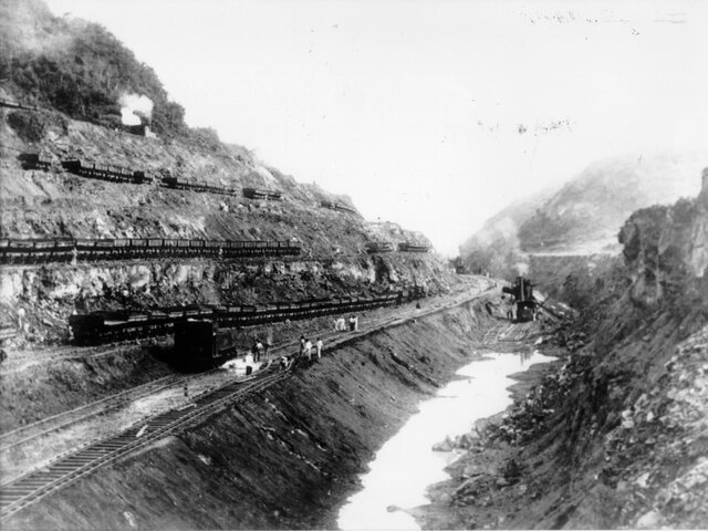Construccion del canal de panama