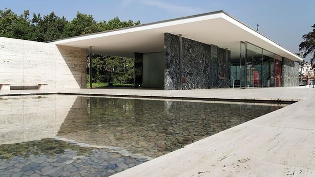 Mies van der Rohe, German Pavilion for the International Exposition, Barcelona (now known as the Barcelona Pavilion, 1929
