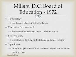 Mills v. Board of Edu. of the DC