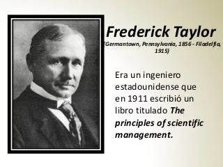 FREDERICK TAYLOR