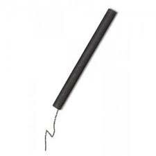 Carboncillo envuelto en piel de oveja