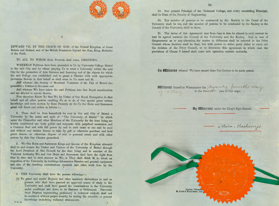 Royal Charter granted