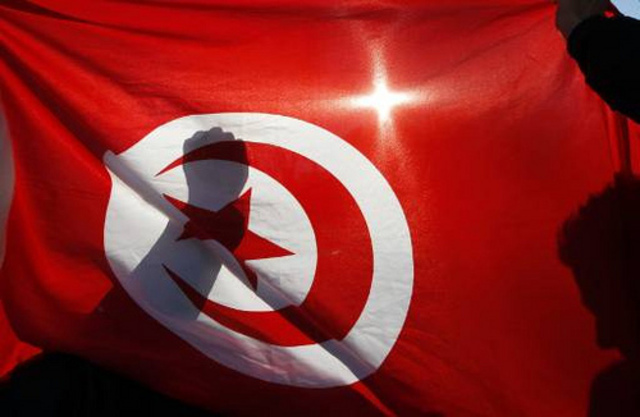 Jasminupproret startar i Tunisien