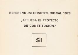 Aprobación por referéndum de la Constitución de 1978