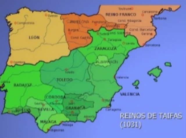 Reinos de Taifas (1031-1089).