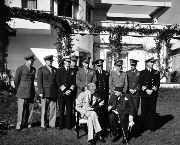 The start of the Casablanca Conference