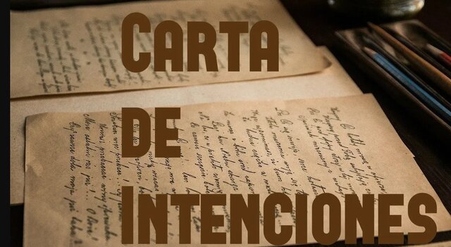Cartas de intención