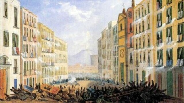 Ferdinando II sciolse il Parlamento e abolì la Costituzione.