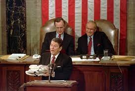Reagan Delivers his first State of the Union