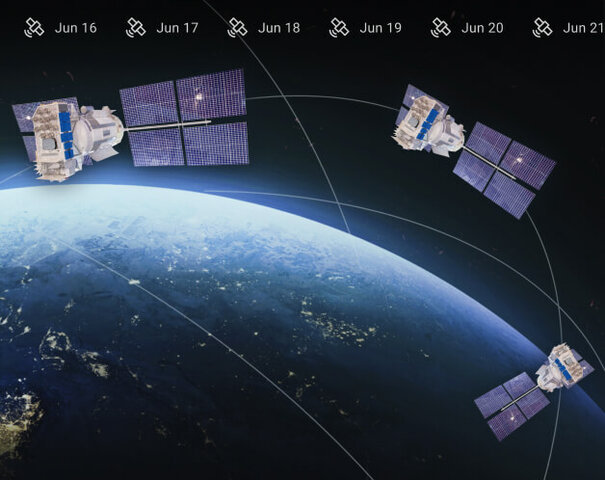 La conexion satelital