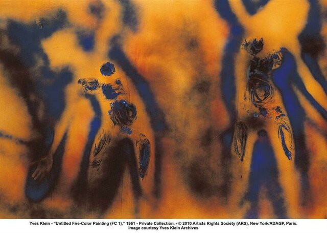 Fire Painting - Yves Klein (1961)