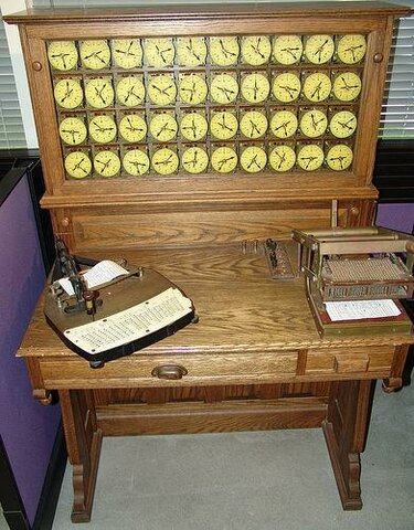 1890 - Tarjetas Perforadas