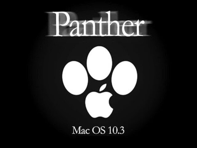 MAC OS X 10.3  (Panther)