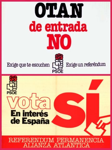 España aprueba en referéndum su entrada en la OTAN.