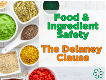 Delaney Clause of Food, Drug, and Cosmetic Act