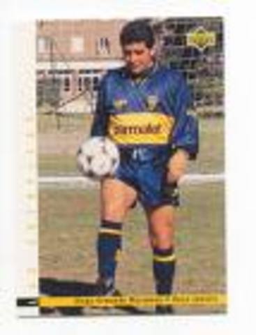 he made debut in boca juniors