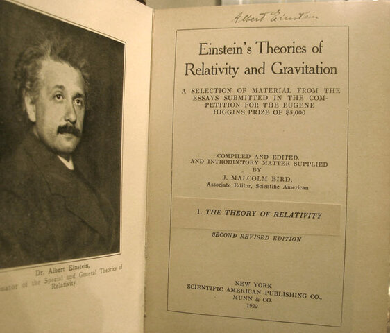 "Theory of Relativity" published