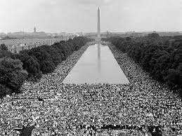 Protest at the Lincoln Memorial