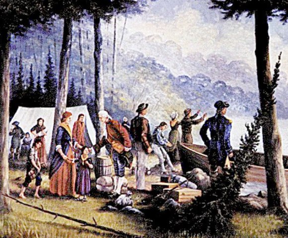 First Loyalists Arrive