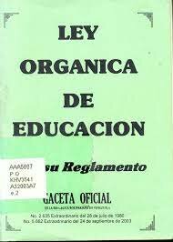 Ley Orgánica de la Educación