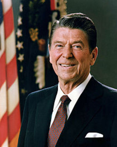 Ronald Reagan Enters Office as 40th President of the United States