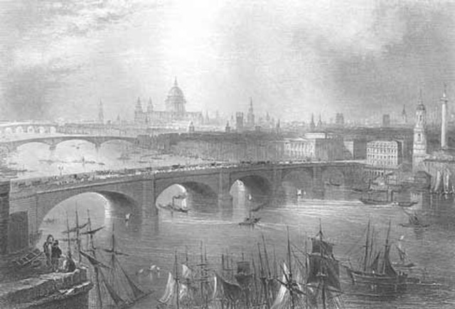 The Southwark Bridge was built