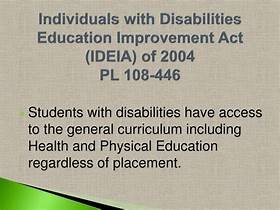 Individuals With Disabilities Education Improvement