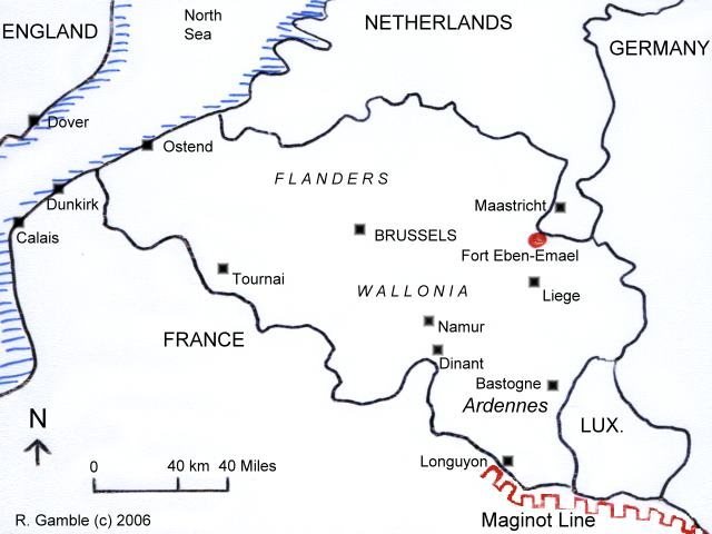 The Germans invade the Netherlands and Belgium