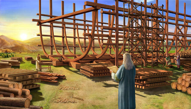 INICIA LA CONSTRUCCIÓN DEL ARCA.