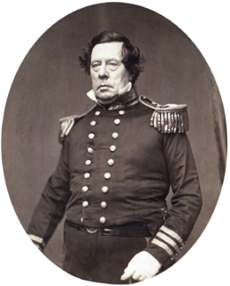Commodore Matthew Perry arrive à Edo