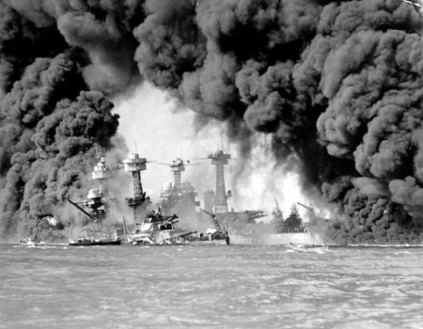 Japan Attacks US at Pearl Harbour