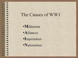 Causes of WW1