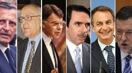 Timeline: LOS GOBIERNOS DEMOCRÁTICOS (1979-2000).