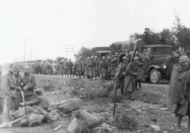 Inicio de la batalla de Guadalajara
