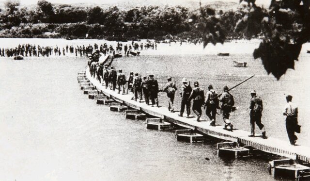 Inicio de la batalla del Ebro