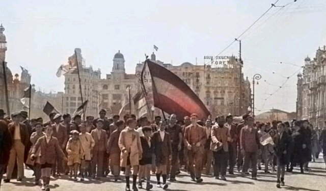 Traslado del gobierno republicano a Valencia