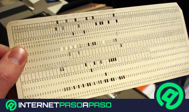 La primera tarjeta perforada
