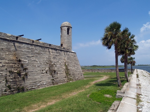 St Augustine was build by the spanish.
