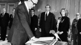 Timeline: Los gobiernos  democráticos (1979-2000).