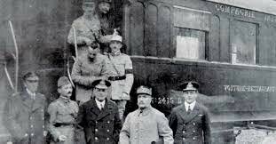 Armistice is signed, Germany surrenders WWI