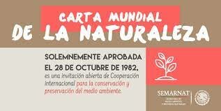 Carta Mundial de la ONU para la Naturaleza.