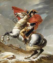 Bonaparte Crossing the Grand Saint- Bernard Pass Painted