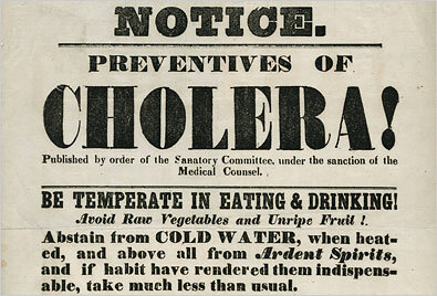 Cholera outbreak