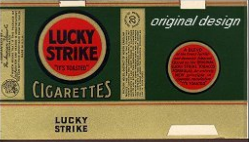 Etiqueta de Lucky Strike