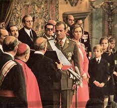 Proclamación de la monarquía. Don Juan Carlos accede al trono