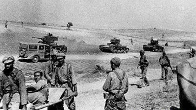 Inicio de la batalla de Brunete