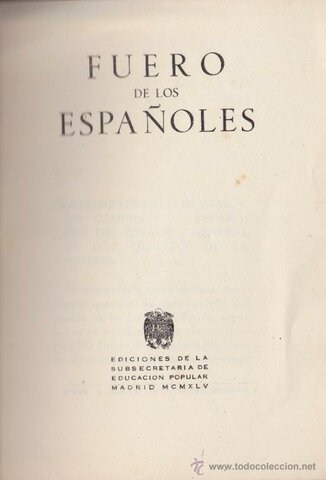 Fuero de los Españoles