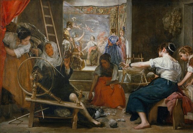 Las hilanderas de Aracne