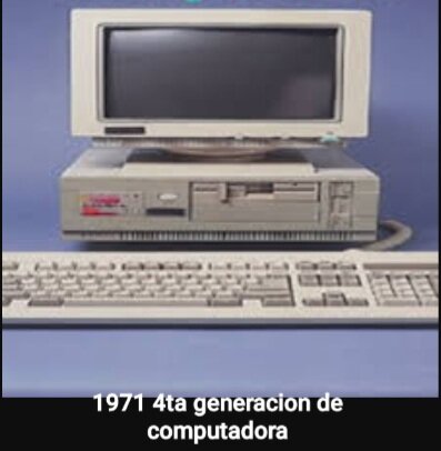 Cuarta generacion de computadora