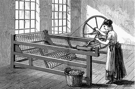 Primera maquina de hilar